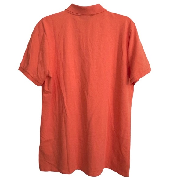 NWOT Lauren Ralph Lauren Woman Size 1X Apricot Piqué Polo Shirt Cotton-Elastane - Picture 2 of 8